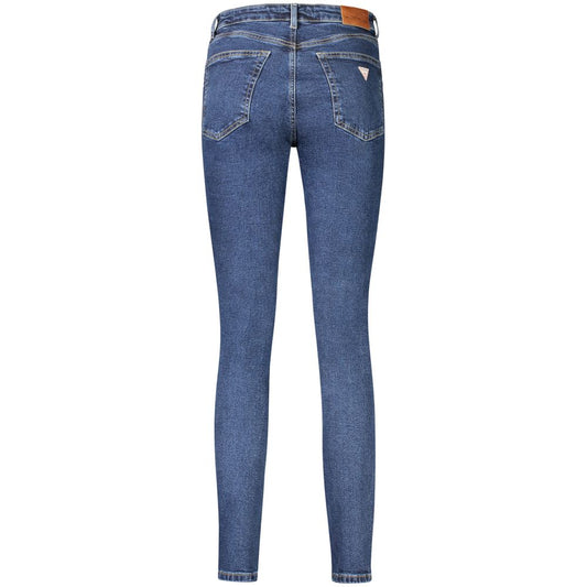 Guess Jeans Blu Cotton Vaqueros ajustados para mujer