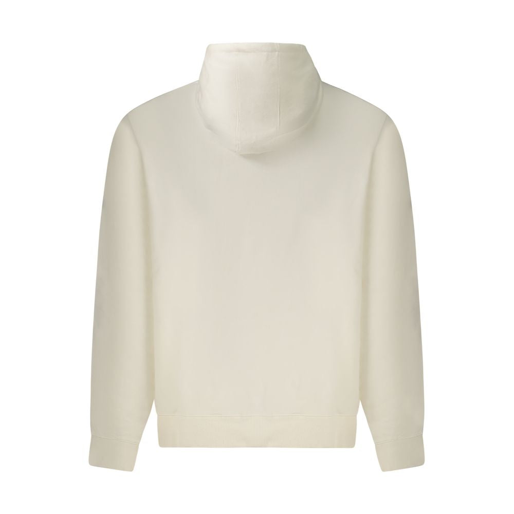 Sudadera con capucha de algodón Bianco para hombre Guess Jeans