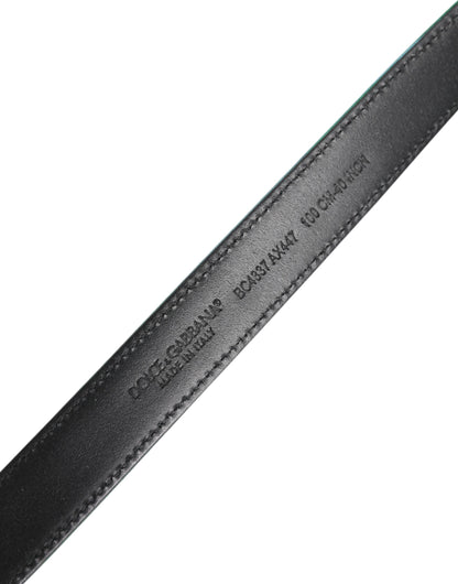 Cinturón Dolce & Gabbana de Poliéster Verde y Negro con Hebilla de Metal
