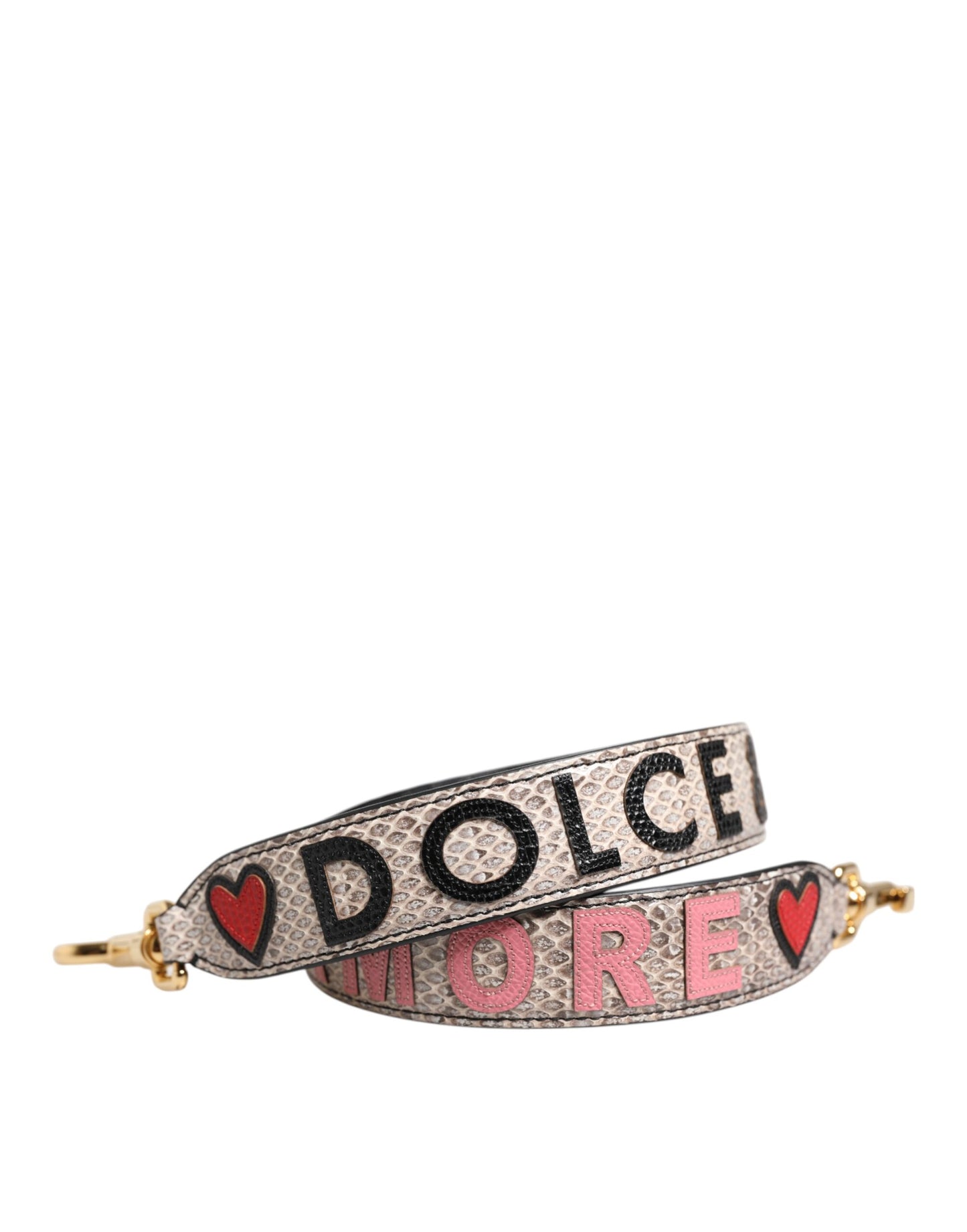 Dolce & Gabbana Bandolera Accesorio de Bolso DG AMORE Multicolor con Parche