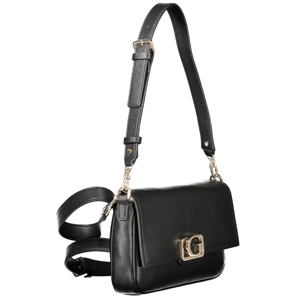 Guess Jeans Nero Poliuretano Bolso de Mujer