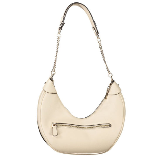 Bolso de mano Guess de poliuretano beige para mujer