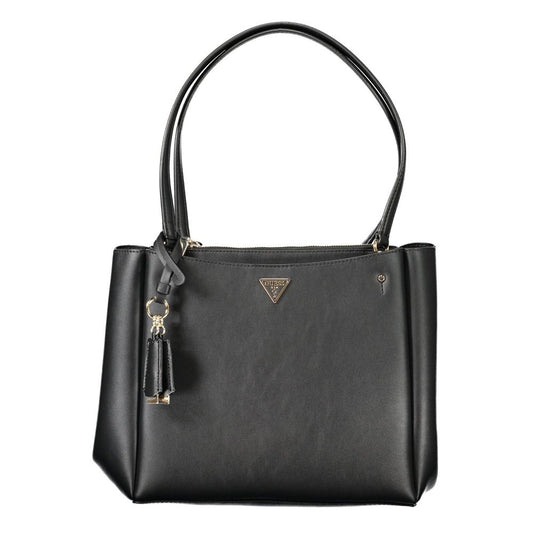 Guess Jeans Nero Poliuretano Bolso de Mujer
