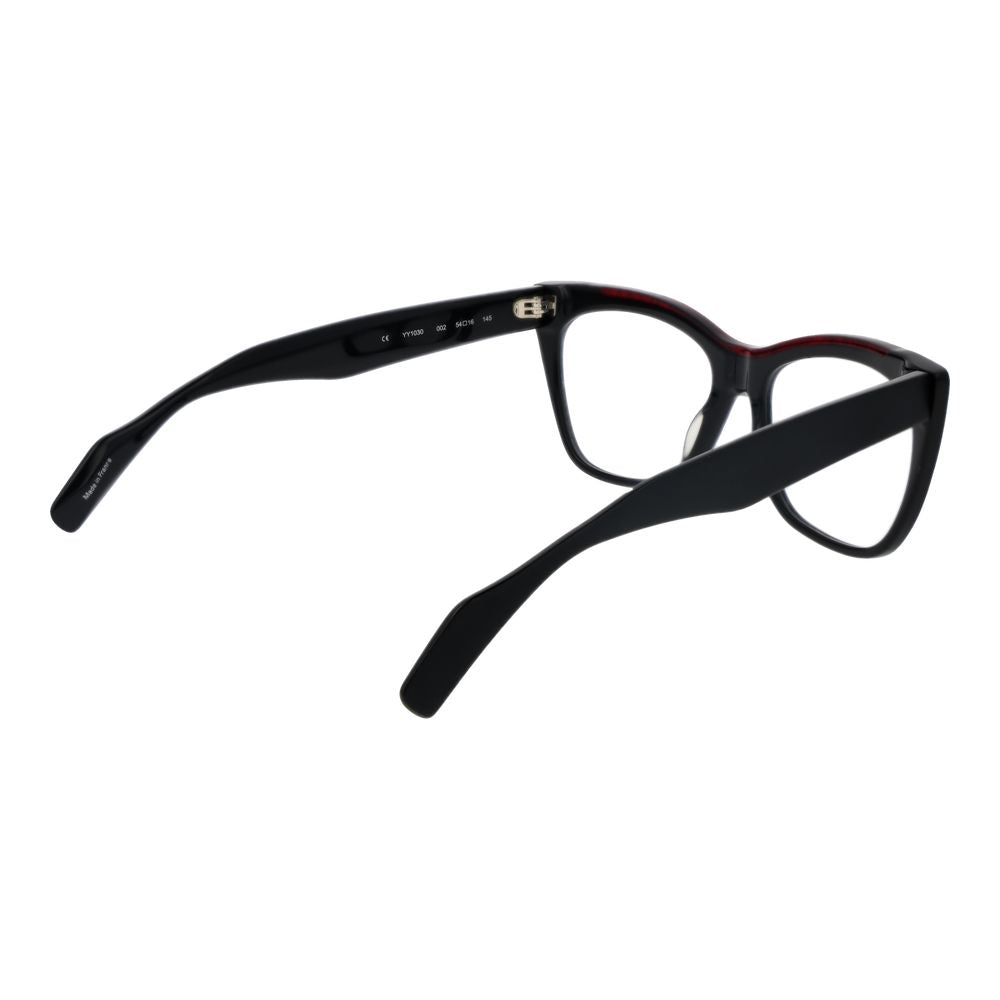Gafas (monturas) de plástico negro Yohji Yamamoto