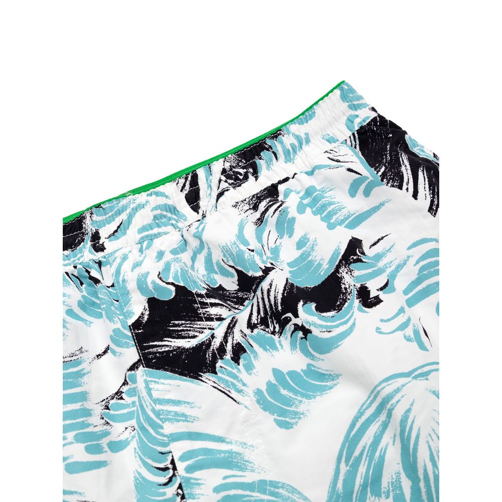 Bottega Veneta Pantalones cortos de baño de poliamida blancos