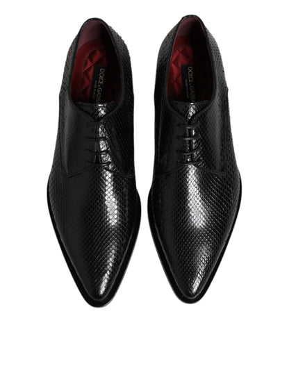 Zapatos Derby de Hombre Dolce & Gabbana de Cuero Negro con Cordones