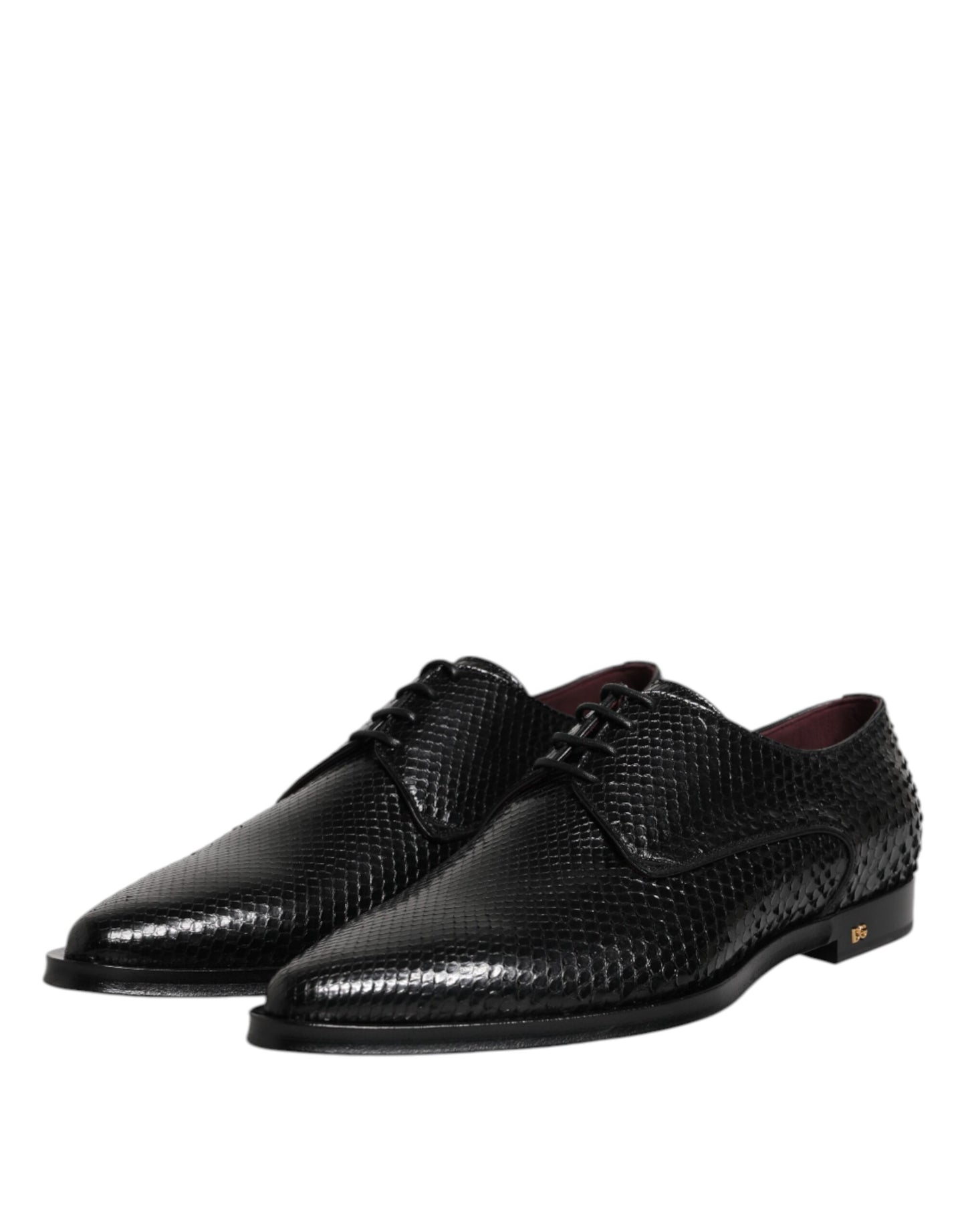 Zapatos Derby de Hombre Dolce & Gabbana de Cuero Negro con Cordones