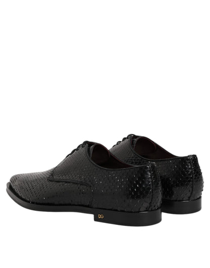 Zapatos Derby de Hombre Dolce & Gabbana de Cuero Negro con Cordones