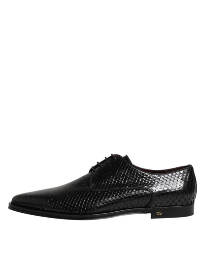 Zapatos Derby de Hombre Dolce & Gabbana de Cuero Negro con Cordones