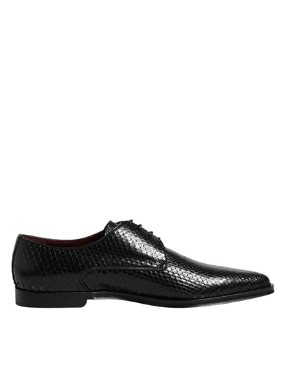 Zapatos Derby de Hombre Dolce & Gabbana de Cuero Negro con Cordones