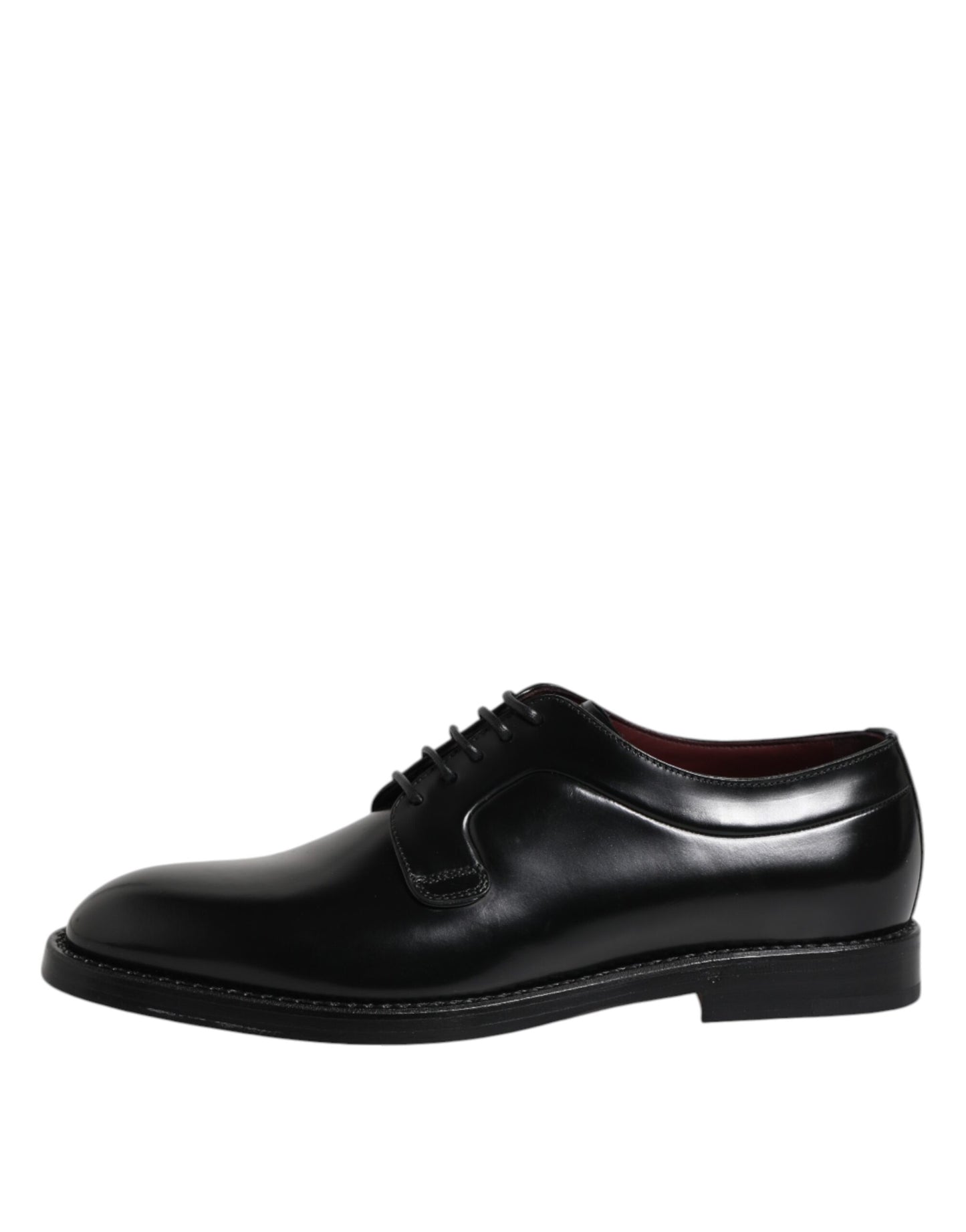 Zapatos Derby Dolce & Gabbana de Cuero de Becerro Negro con Cordones