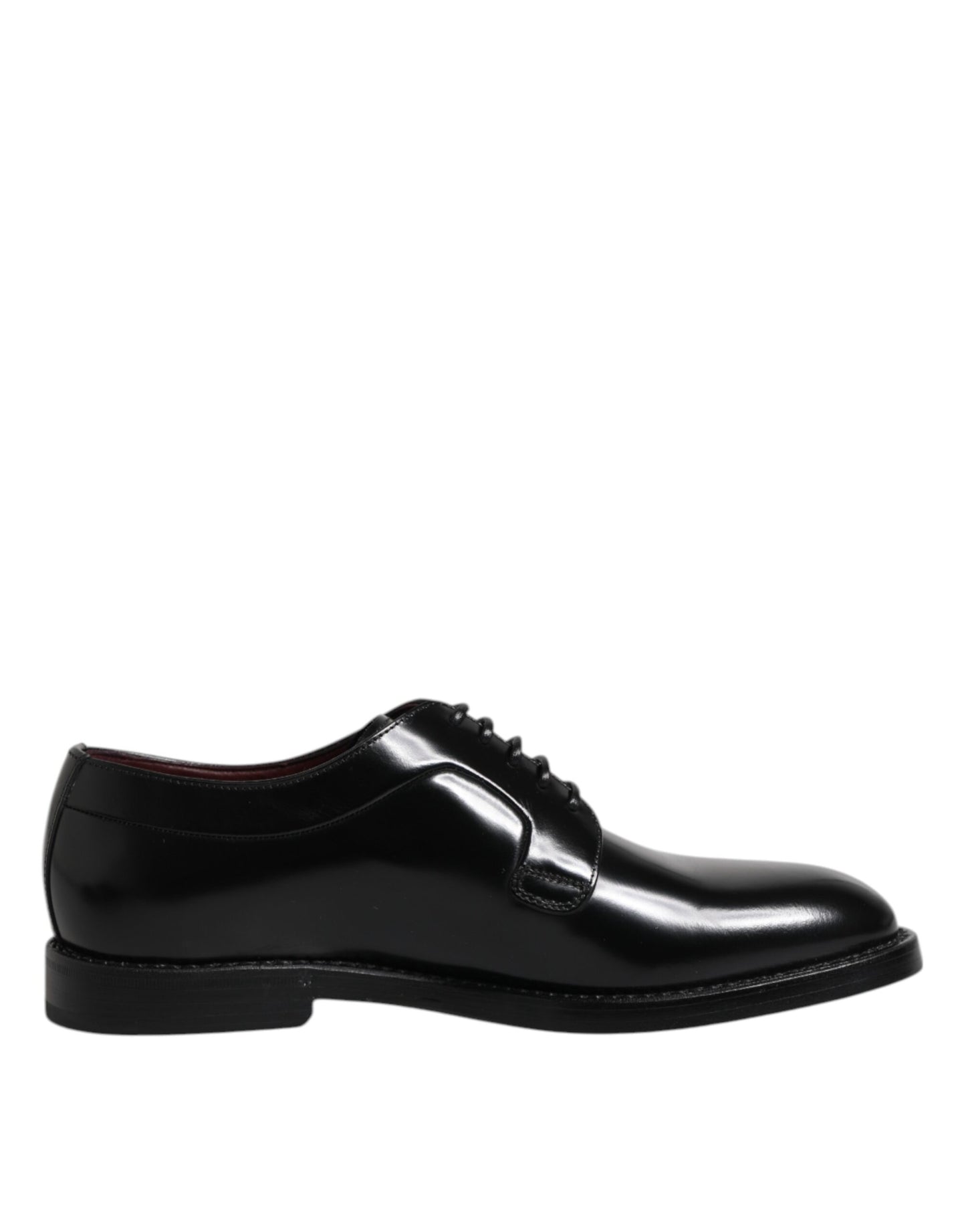 Zapatos Derby Dolce & Gabbana de Cuero de Becerro Negro con Cordones