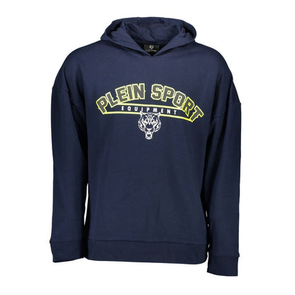 Sudadera de algodón azul Plein Sport para hombre
