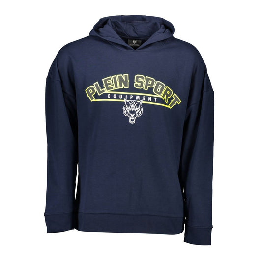 Sudadera de algodón azul Plein Sport para hombre