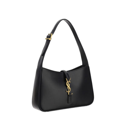 Bolso de mano Saint Laurent de piel de becerro negra Bos Taurus