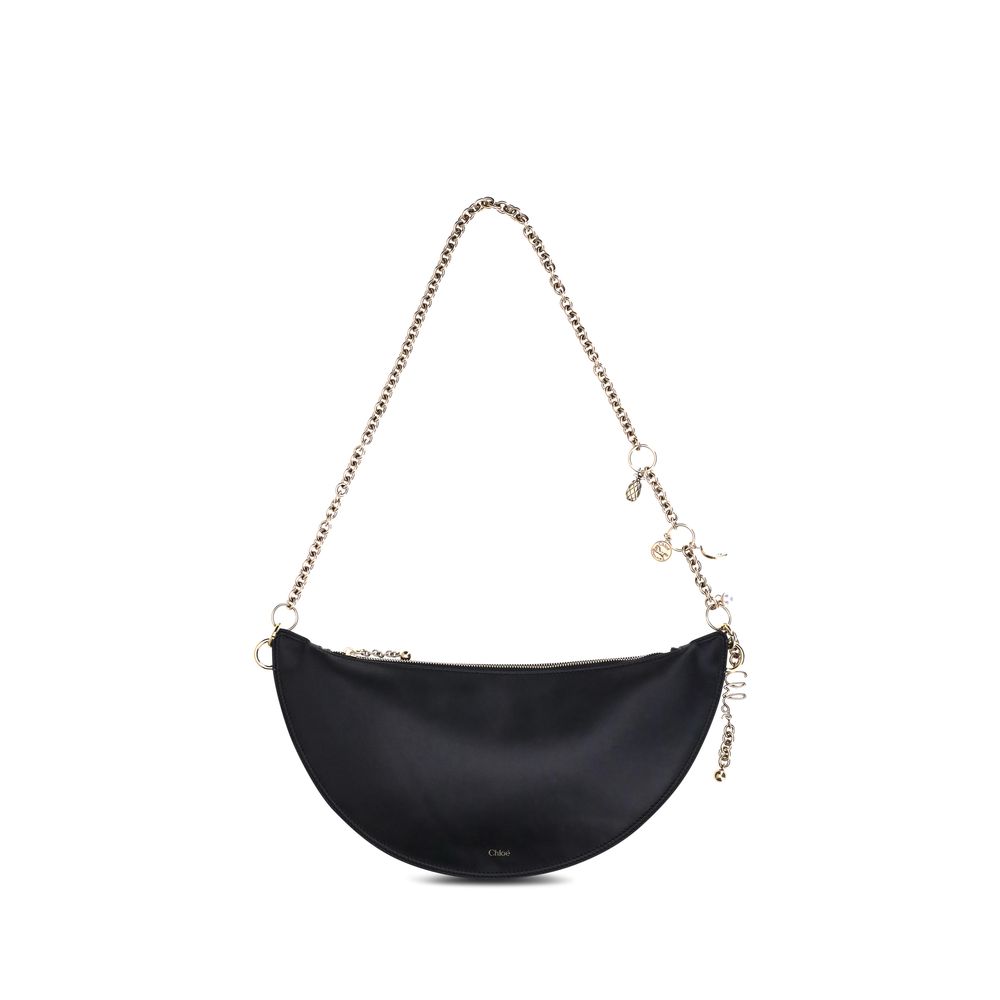 Bolso de Hombro Chloé de Piel de Becerro Negra Bos Taurus