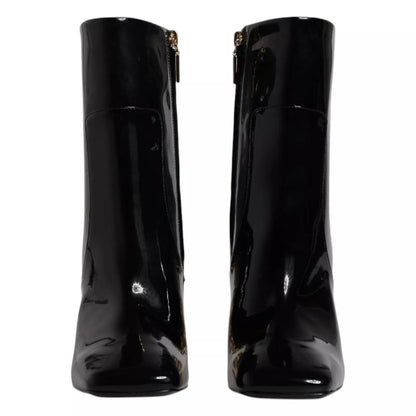 Botas Dolce & Gabbana Jackie de Cuero Negro a Media Pierna
