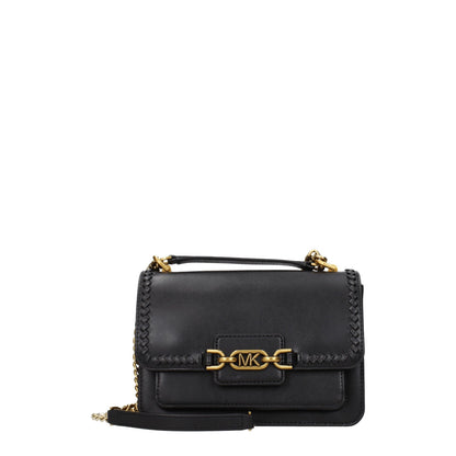 Bolso de hombro Michael Kors de cuero negro