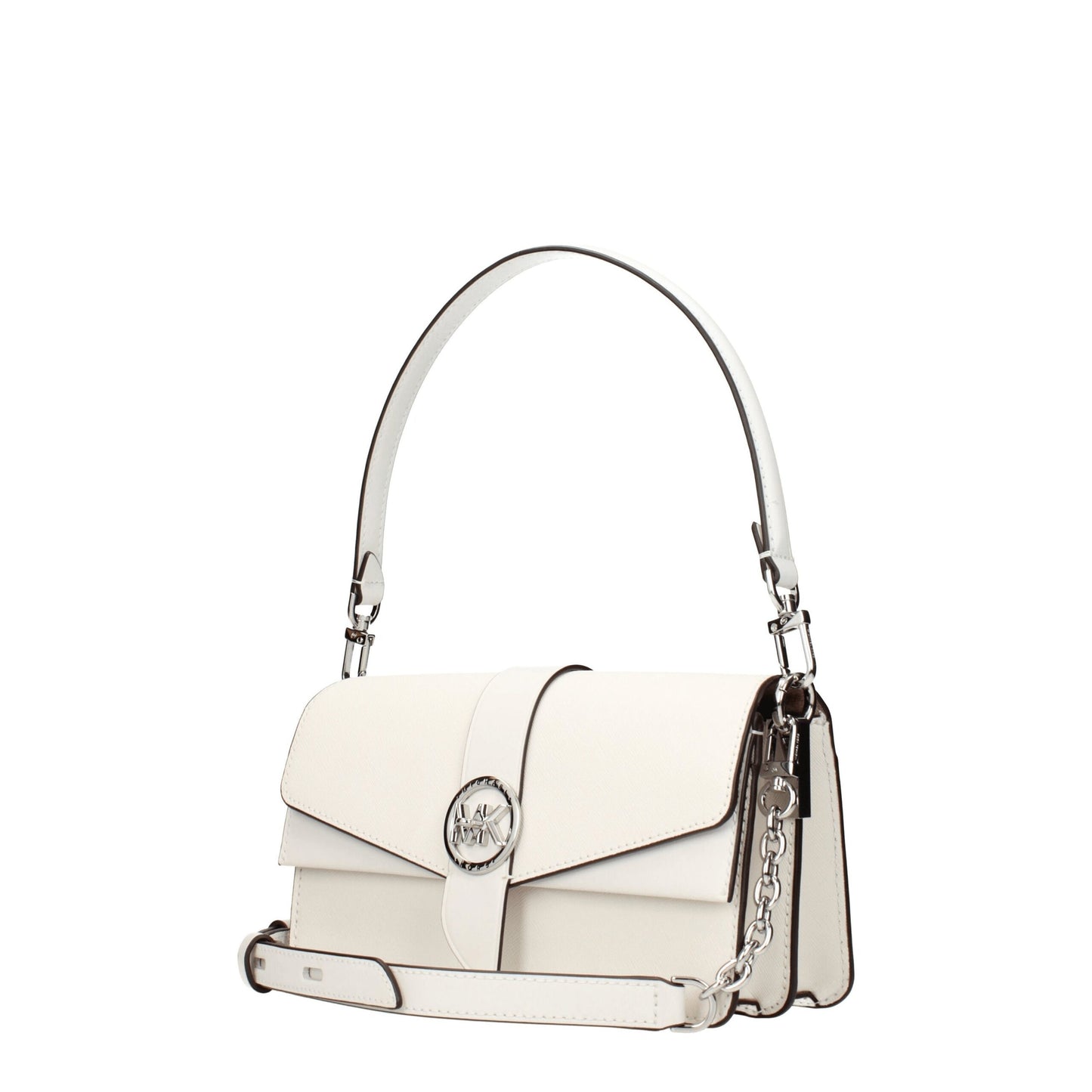 Bolso de mano Michael Kors de cuero blanco