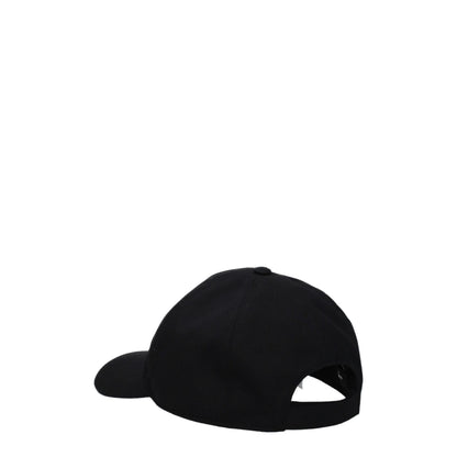 Versace Structured Black Cotton Baseball Cap