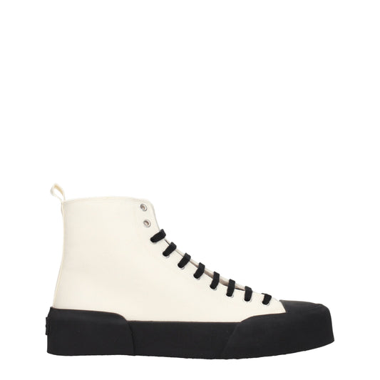 Zapatillas Altas Jil Sander de Tela Beige