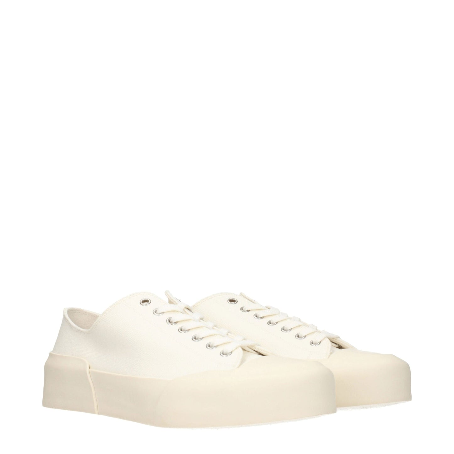 Zapatillas bajas Jil Sander de tela beige
