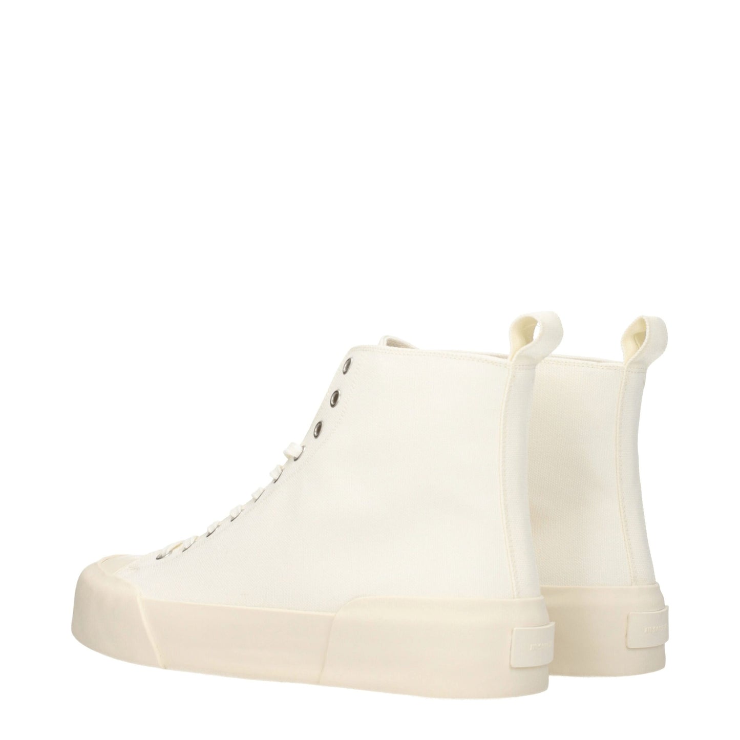 Zapatillas altas de tela beige Jil Sander