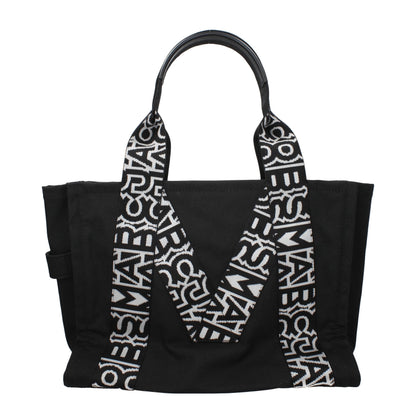 Bolso de Hombro de Tela Negro Marc Jacobs