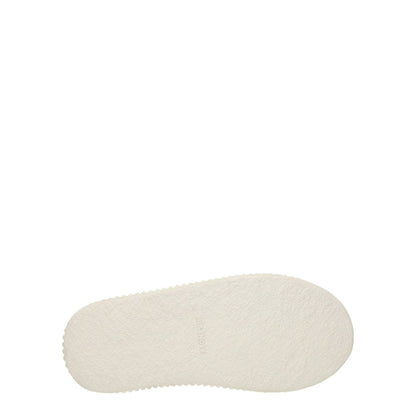 Zapatillas de plataforma de tela blanca Jil Sander