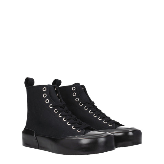Zapatillas altas Jil Sander de tela negra