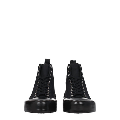 Zapatillas altas Jil Sander de tela negra
