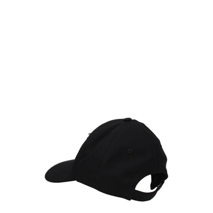 Gorra de algodón negra de Burberry (gorra de béisbol)