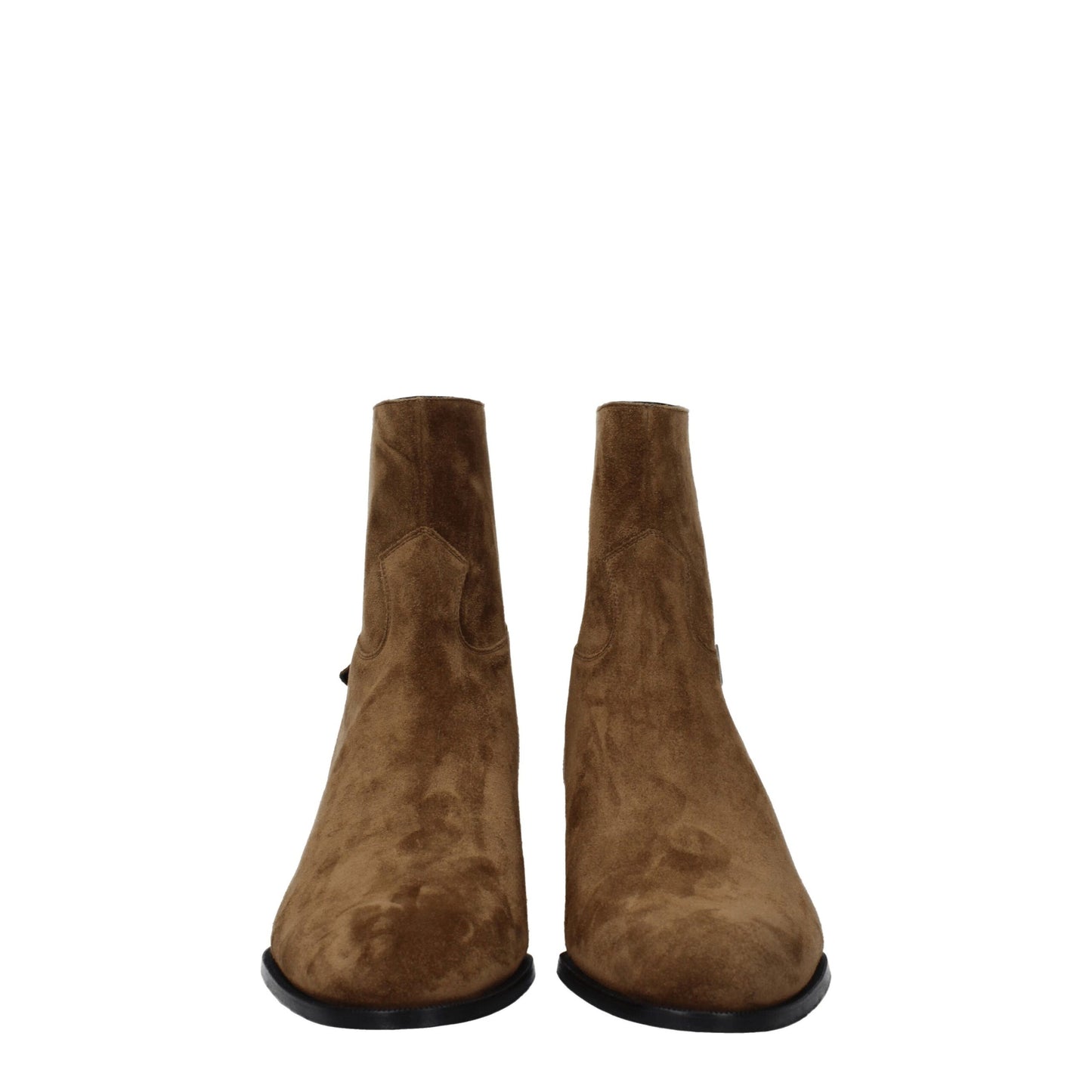 Botines Celine de cuero marrón