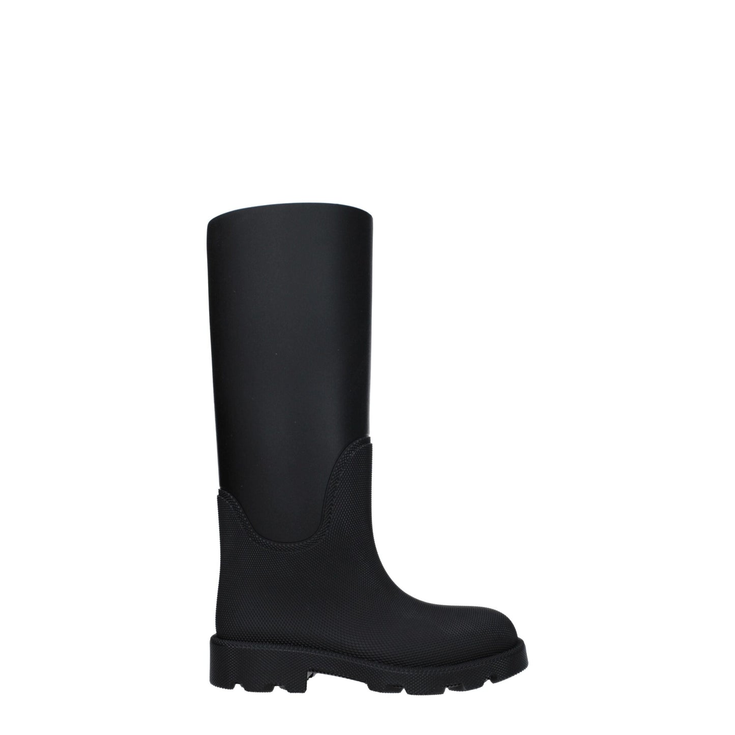 Botas de agua Burberry negras de algodón
