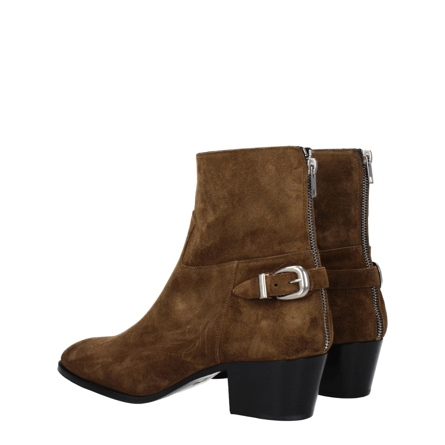 Botines Celine de cuero marrón