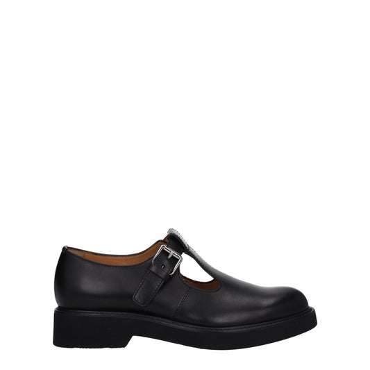 Zapatos Oxford y Derby de cuero negro de Church's