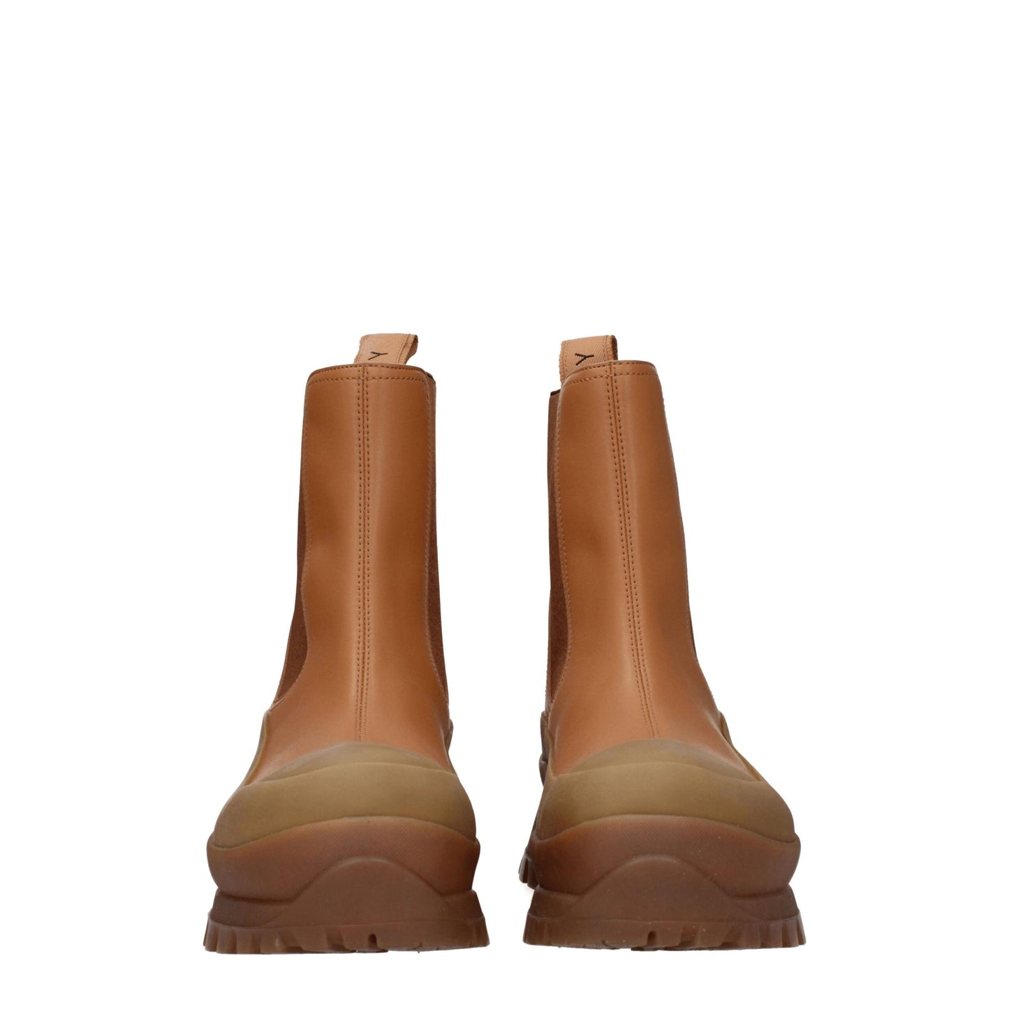 Botines Stella McCartney de cuero marrón