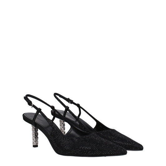 Zapatos de tacón Givenchy negros de tela