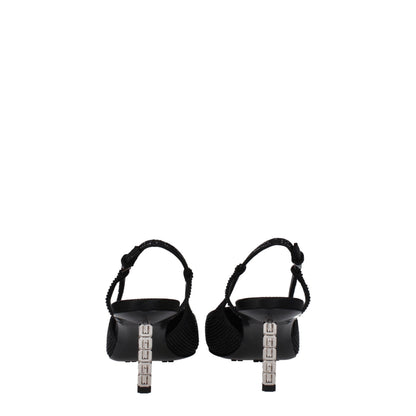 Zapatos de tacón Givenchy negros de tela