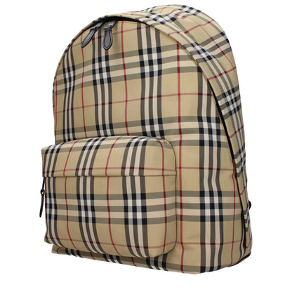 Mochila Burberry de tela beige