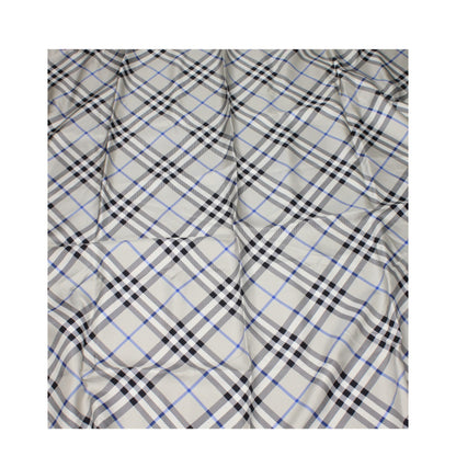 Fular de seda gris Burberry