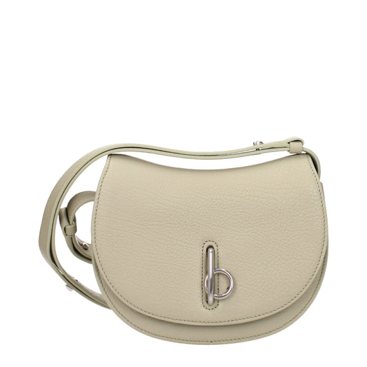 Bolso de Hombro Burberry de Cuero Verde