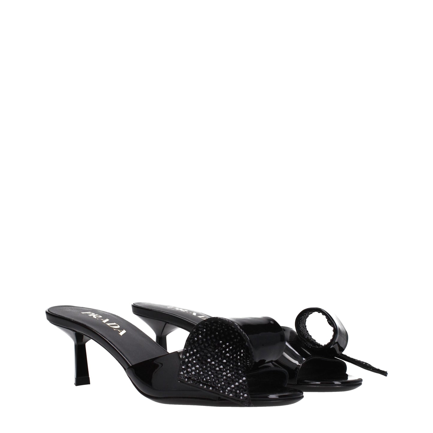 Sandalias Prada de cuero negro