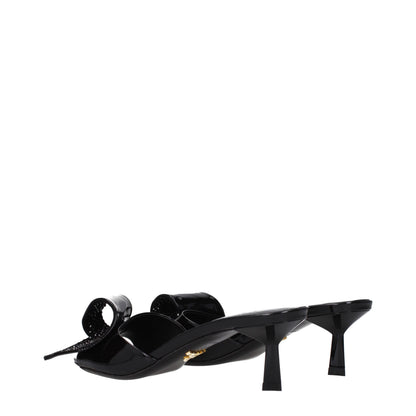 Sandalias Prada de cuero negro