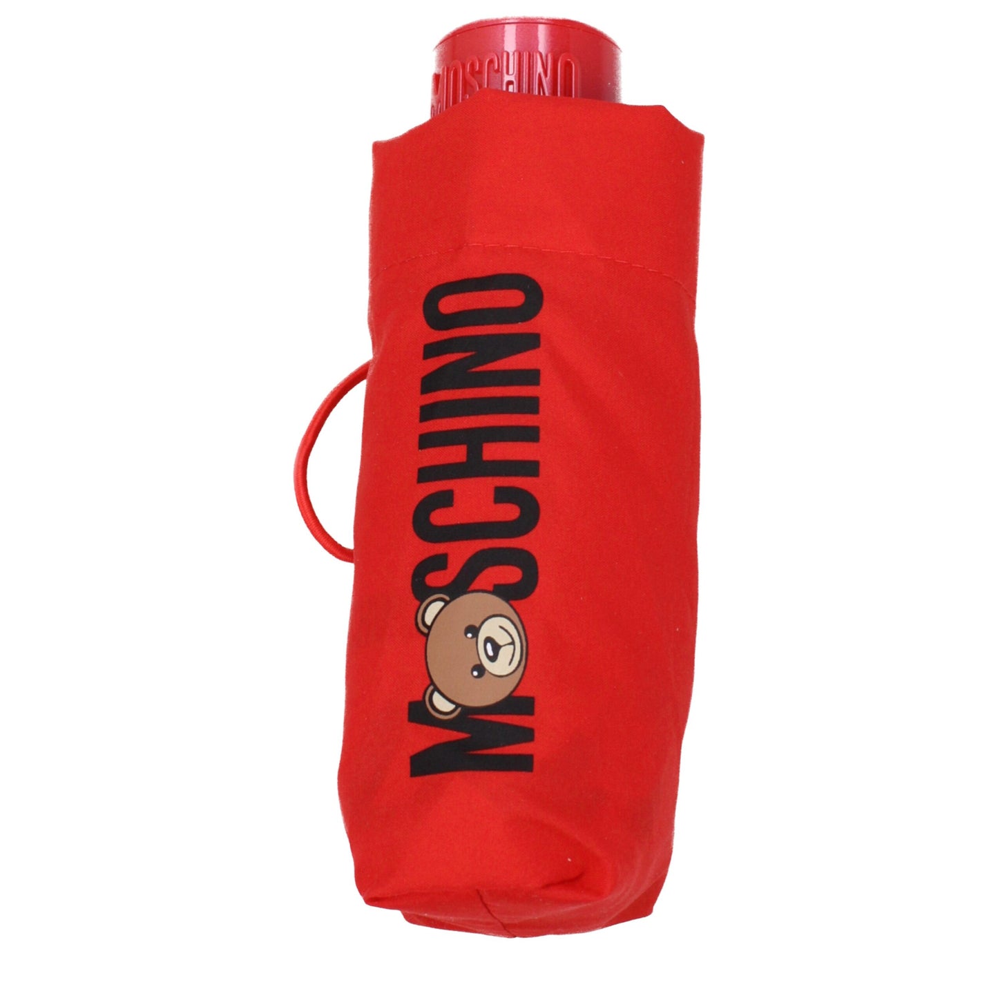 Paraguas Moschino de poliéster rojo