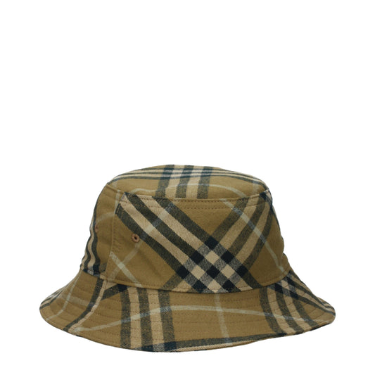 Sombrero de pescador Burberry de algodón verde