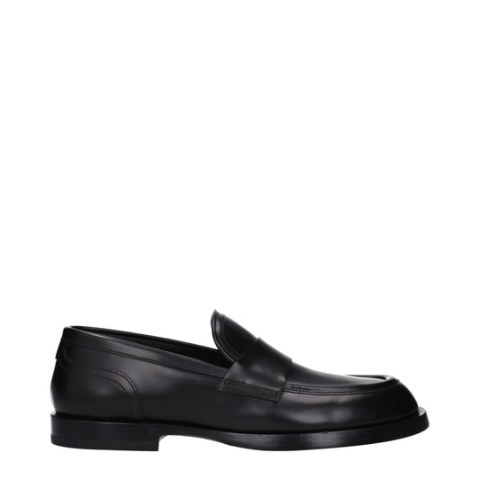 Mocasines Dolce & Gabbana de cuero negro sin cordones