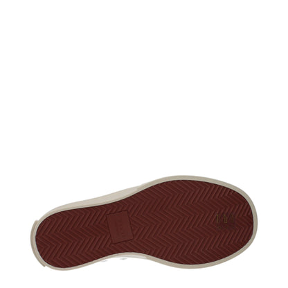 Zapatillas bajas Marni de cuero blanco