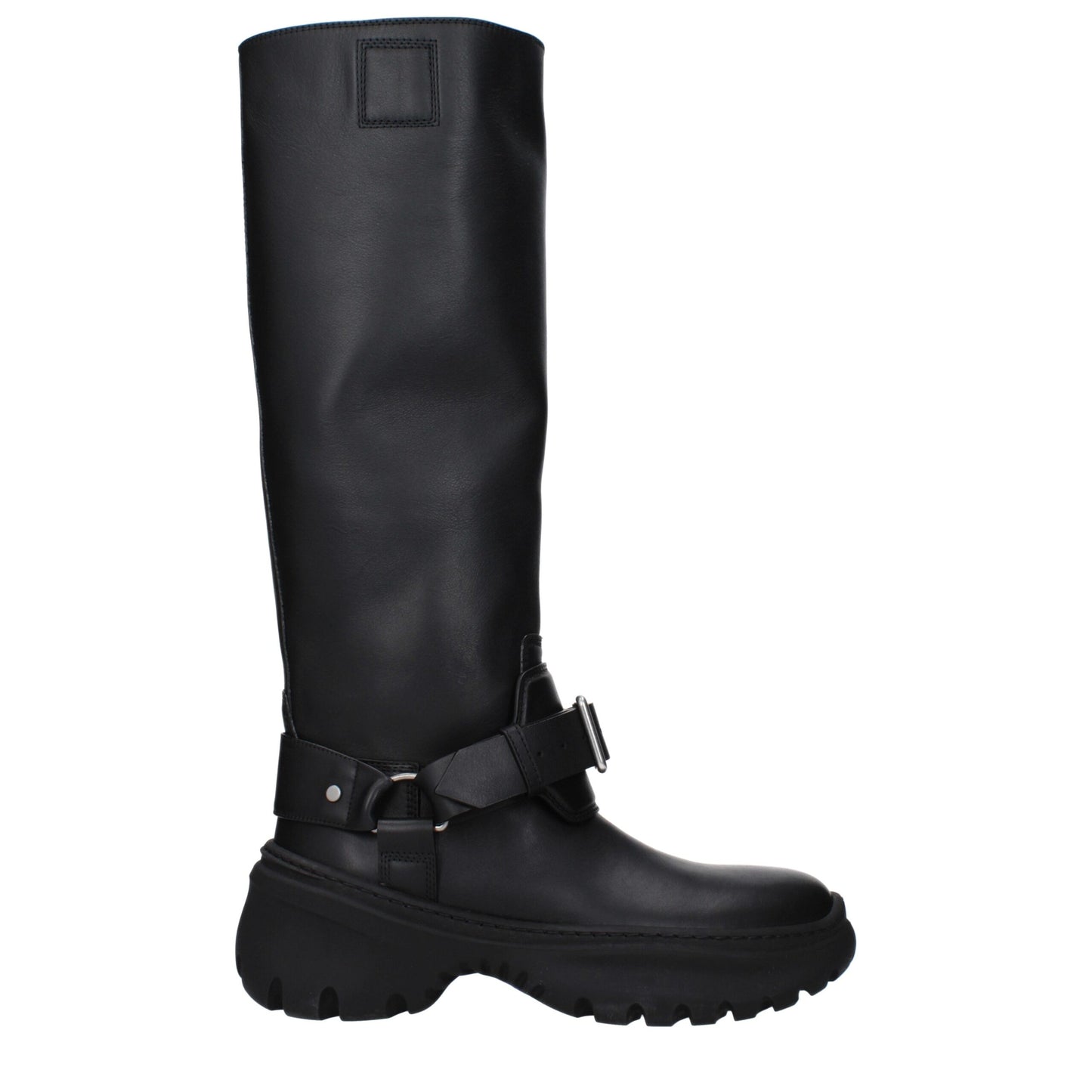 Botas de cuero negro Burberry