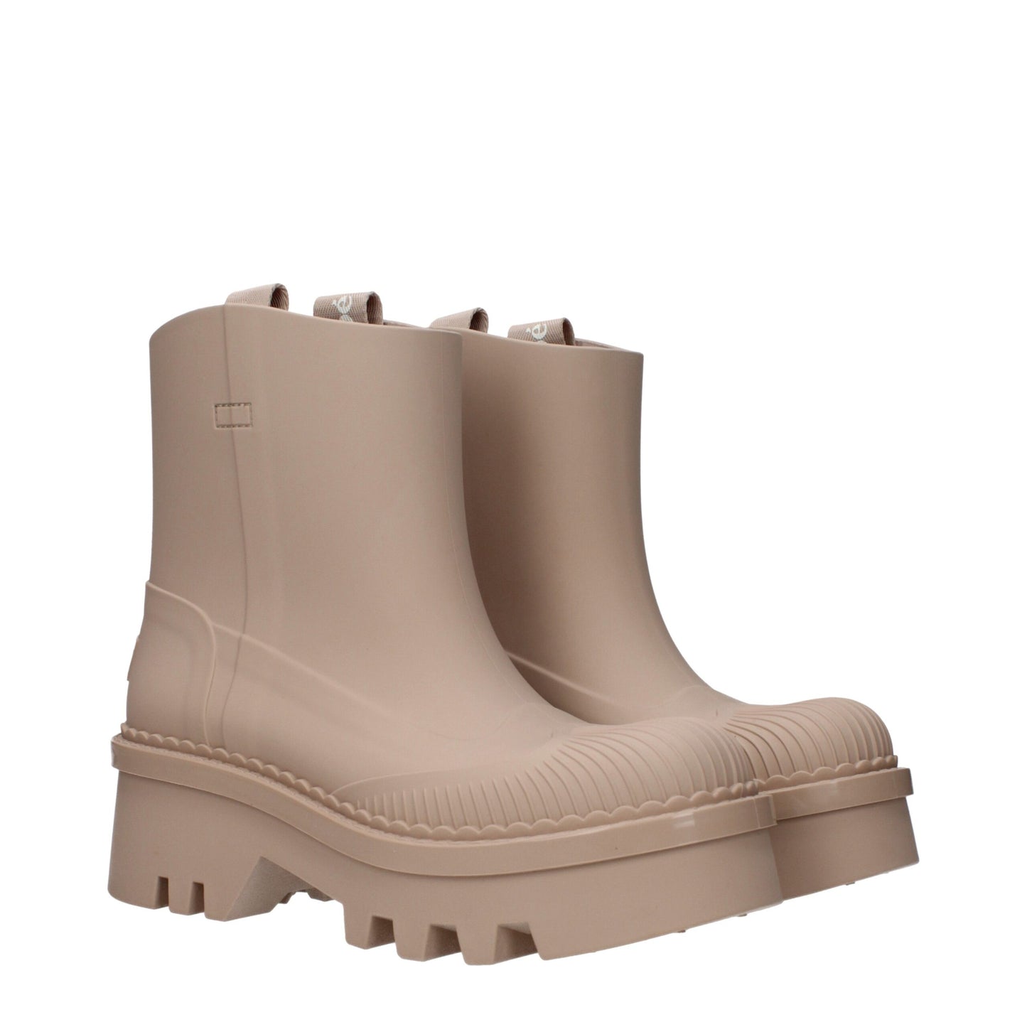 Botines Chloé de algodón rosa
